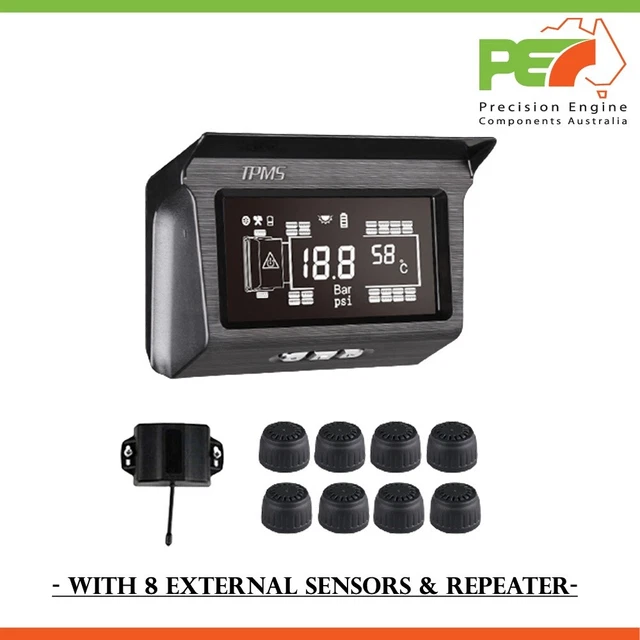 Monitor External Sensor NEW TIRE PRESSURE Monitor System for Isuzu Truck 8 External Sensors ...