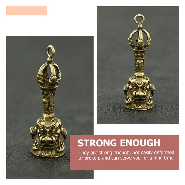 3 Count Buddhist Antique Buddha Ornaments Door Brass Pendant 3