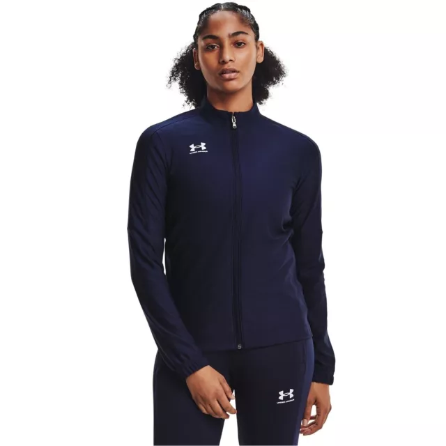 Under Armour Womens Chlngr Track Jacket Outerwear Sports Training Fitness Gym 2