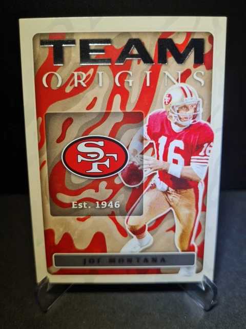 Joe Montana San Francisco 49Ers Nfl Panini Team Origins 2022 Trading Card