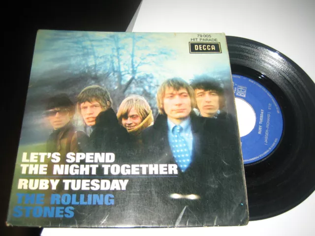 The Rolling Stones "Let's Spend The Night Together" Sp 1967 Decca 79.005