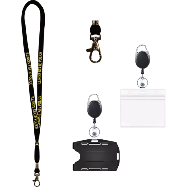 ILLINOIS STATE POLICE LANYARD (Choose Your Style)