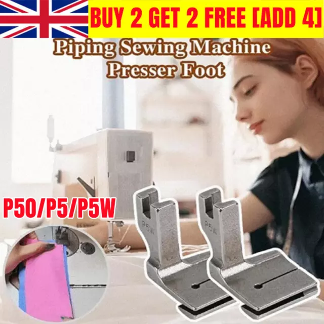 2024 New Upgraded Piping Sewing Machine Presser Foot for Sewing Machine