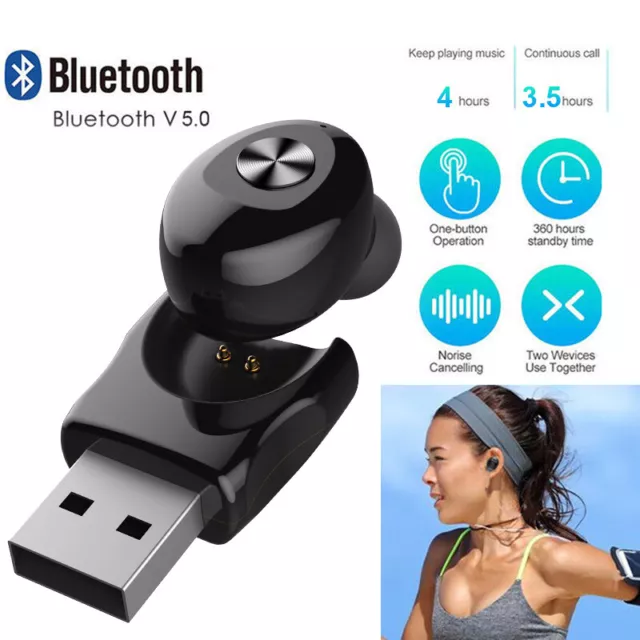 Xgu-12 Tws Mini Auriculares Bluetooth 5.0 Estereo Sonido Hifi Ipx5 Waterproof