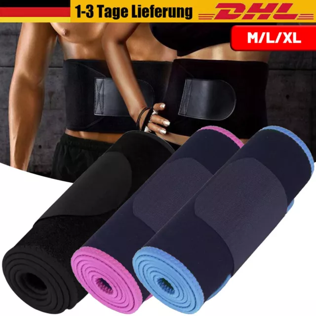 Rückenbandage L-Sport  Taille Slimmer Trimmer Bauchweg Schwitzgürtel Abnehm