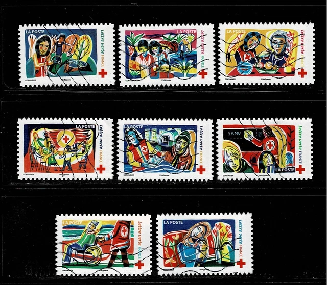 Timbres adhésifs oblitérés, 2011-2020, Collection Timbres France Timbres adhésifs oblitérés, 2011-2020, Collection Timbres France