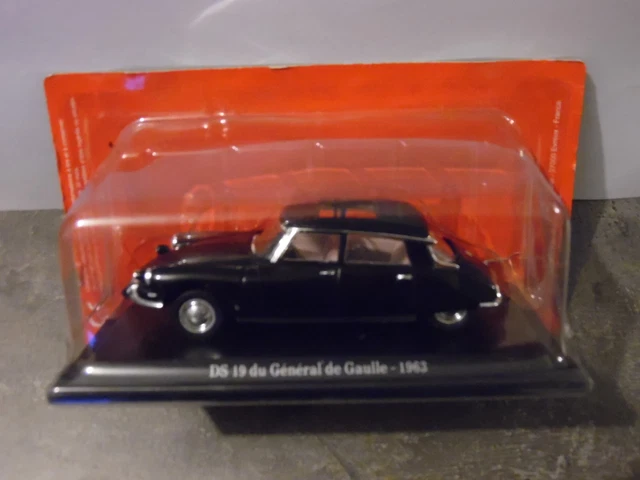 1/43ème ATLAS - DS 19 du Général de Gaulle 1963