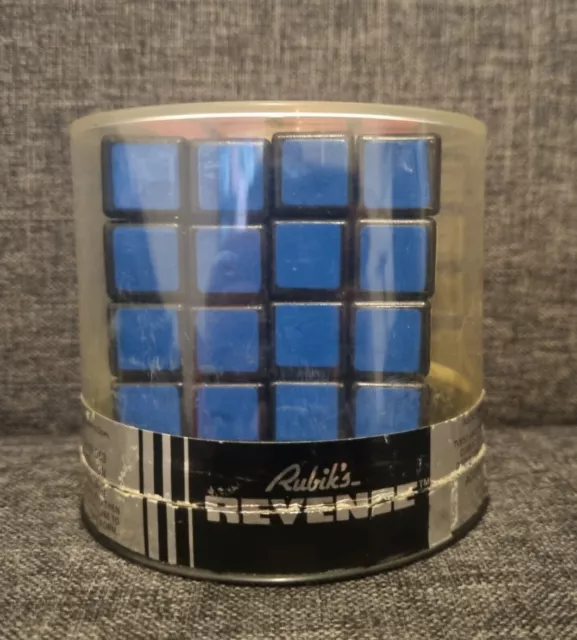 RUBIK’S REVENGE Cube Boxed 1981 Vintage 4x4x4 In Original Container