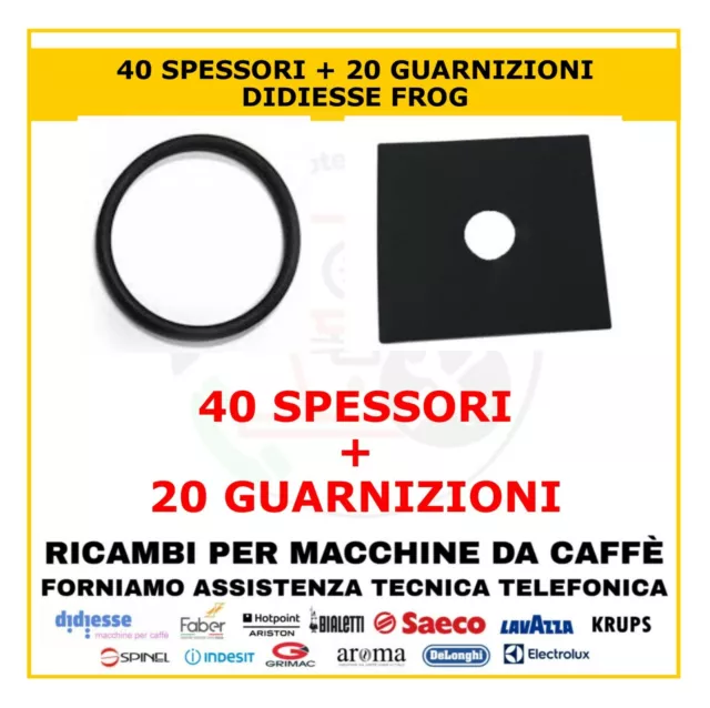 1 GUARNIZIONE + 2 Spessore Originale Macchina Caffe Borbone Didiesse Frog🇮🇹  EUR 8,90 - PicClick IT