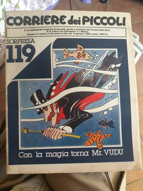 Corriere Dei Piccoli 1980 N° 3 Pimpa  Puffi