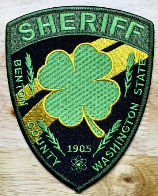 Benton Sheriff St Patricks 2024 Patch Wa Washington Police
