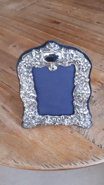 Silver Victorian Elaborate Photo Frame