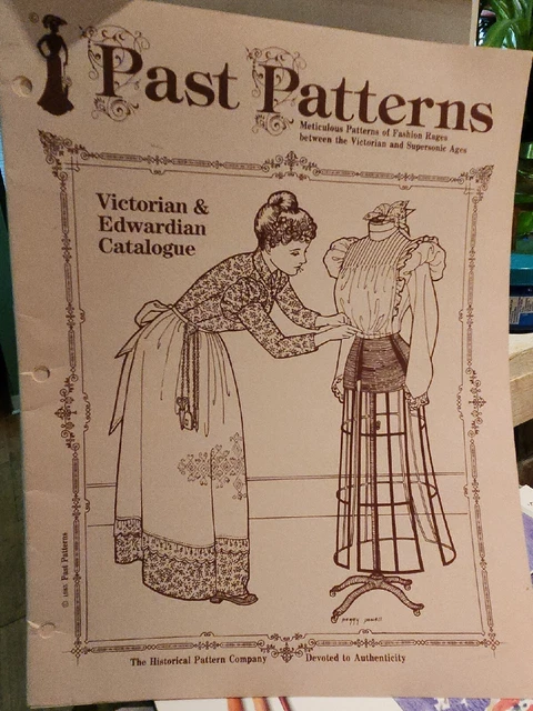 Past Patterns Victorian & Edwardian Catalogue Catalog Historical Vintage 1985