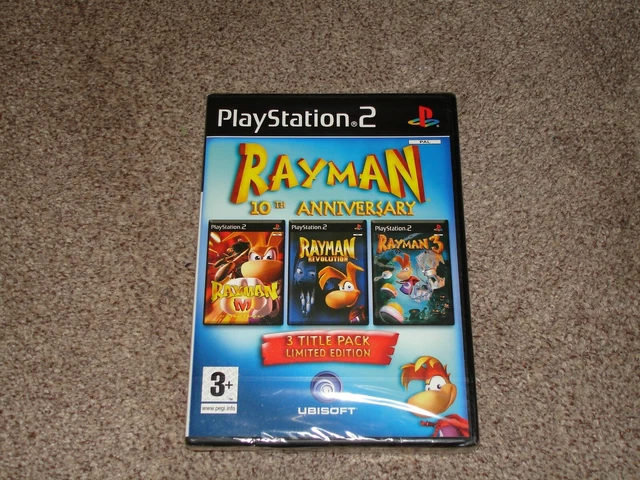 PS2 Rayman 10th Anniversary (3 Hry) / Rare / Vzácné