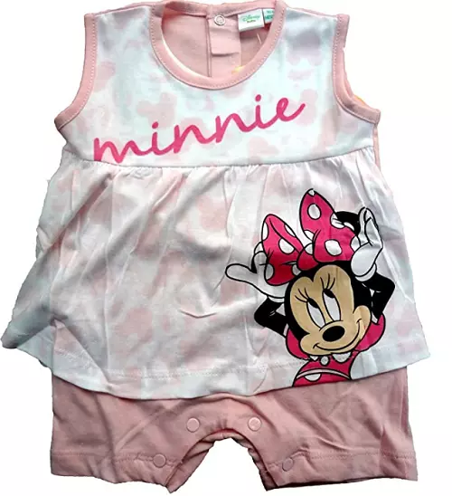 Disney Tutina Pagliaccetto neonata Spalla Larga Minnie  WD101300