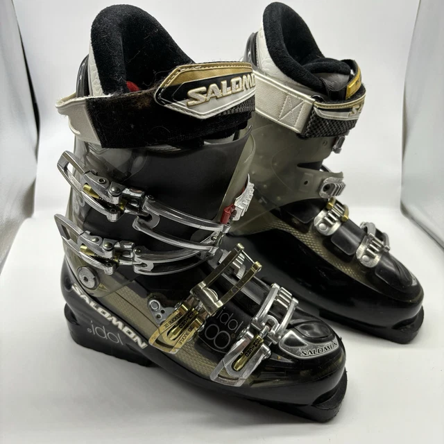 SALOMON IDOL 8 Ski Boots Energyzer 80 Black Silver Gold Size 25.5 35.99 PicClick UK