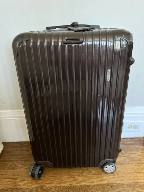 Rimowa SALSA DELUXE Brown Carrying bag Case Spinner Luggage Suitcase 26”