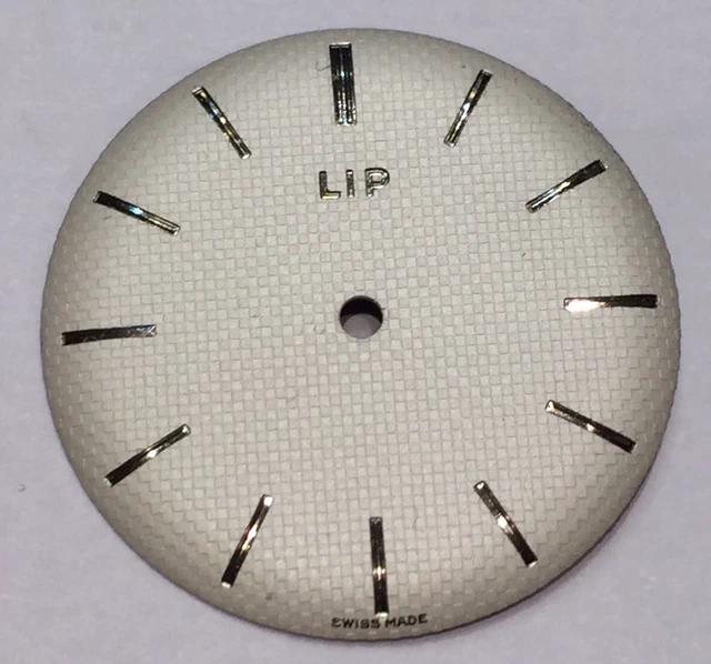 Cadran De Montre LIP Genève Swiss Made 30,5 Mm - Neuf De Stock, Sans Boîte