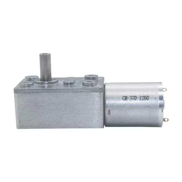 Turbo Worm Geared Motor High Torque DC6V 12V 24V Reversible JGY-370 Self-Locking 3