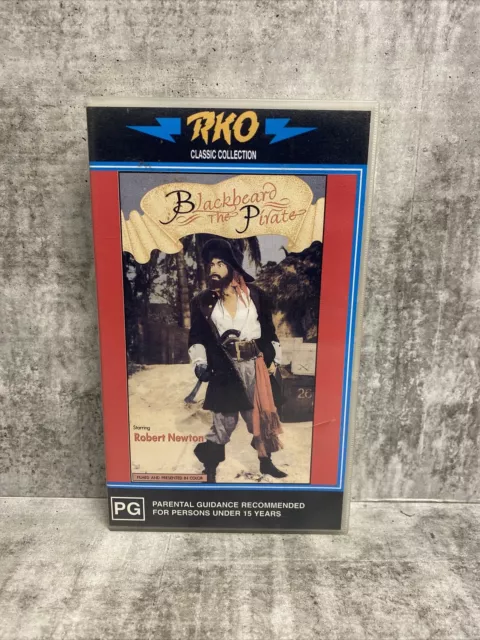 BLACKBEARD THE PIRATE VHS Tape Video Cassette Movie $12.69 - PicClick