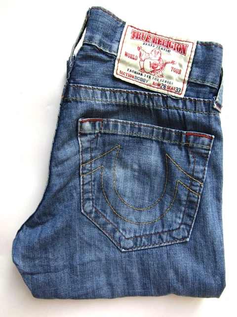 True Religion brand jeans bobby big T row28 seat33