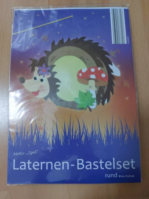 URSUS Laternen-Bastelset Laterne Kinder basteln Laternenlicht Sankt Martin Igel