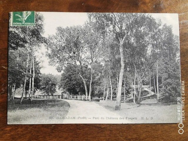 CPA - 95 - L'ISLE ADAM - Parc du château des Forgets