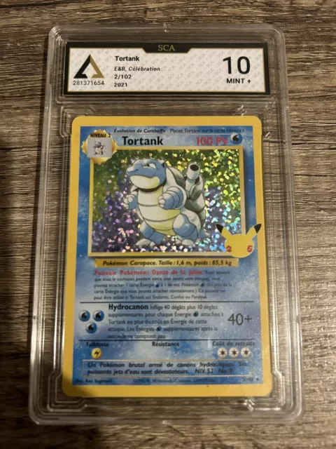 2021 Pokemon FRENCH Célébrations 25 Ans Classique Tortank Holo 2/102 10 GEM