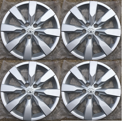 4 hubcaps Replacement for 2014 to 2018 for Toyota Corolla 16 inch wheels 61172