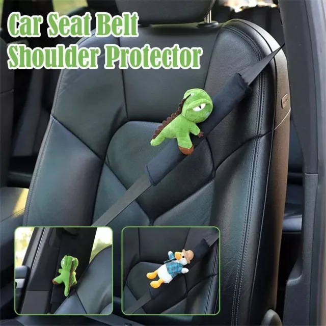 Animal Car Seat Belt Cover Soft Plush Seatbelt Shoulder Pads  Auto Ornament