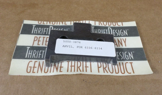 Peterson Tool Company 5050-3876 Anvil For 6336-6114