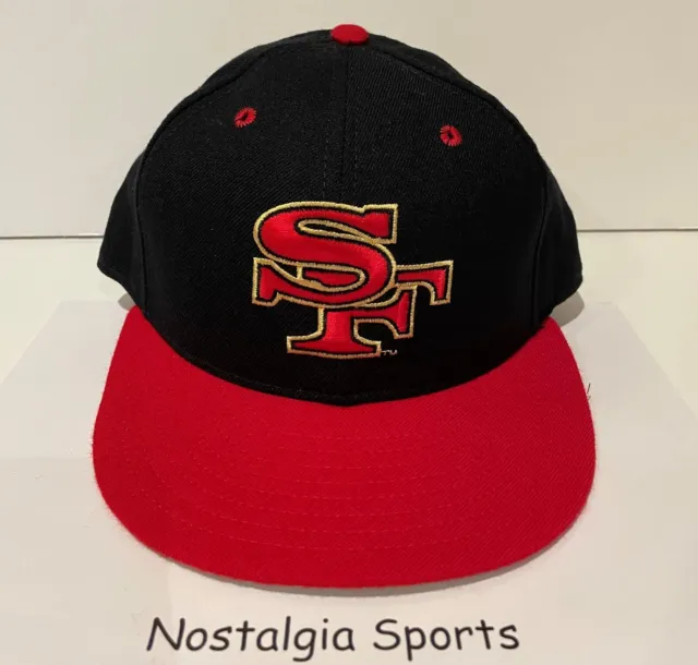 Vintage 90s SF 49ers NEW ERA 59/50 Pro Model Wool HAT NEW Old Stock FITTED 7-1/4