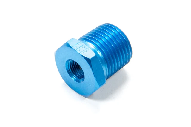 Fragola Blue Aluminum 1/2 In Npt Male To 1/8 In Npt Fem Bushing P/N 491206
