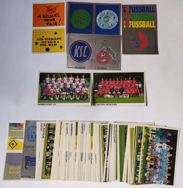 Panini Fussball 92 Stickers Lot - Normal Stickers , Foils and Special Stickers