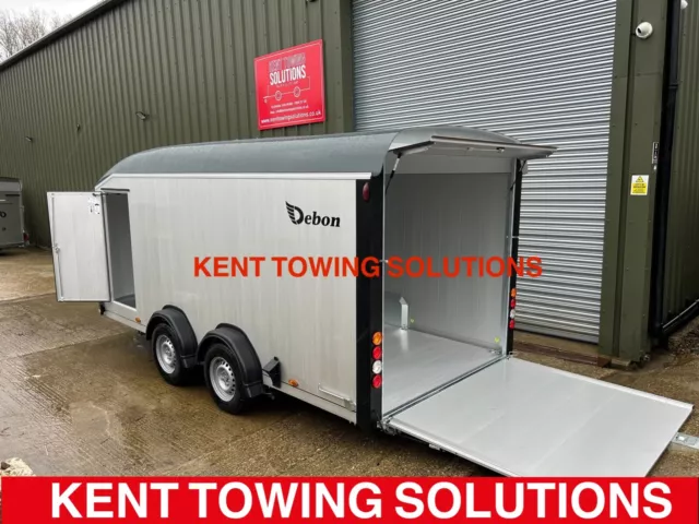 New Debon C900 Huge Box Trailer 16.5x 6.7 x 6.7ft 3500kg MGW Car Transporter