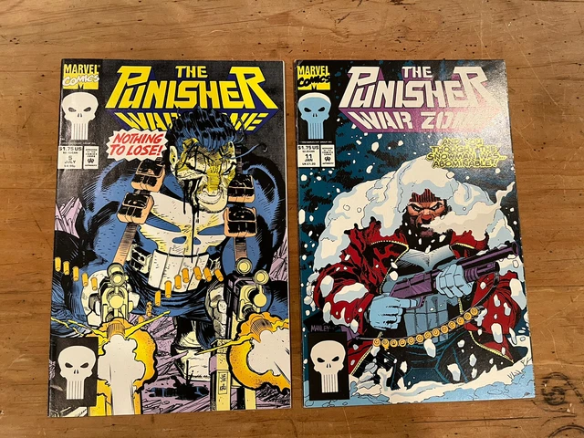 Lot Of 2 The Punisher War Zone #5, # 11, Marvel Comics