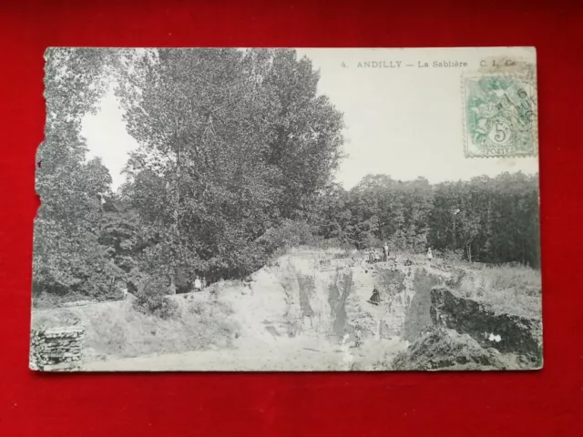 CPA 95 ANDILLY - La Sablière
