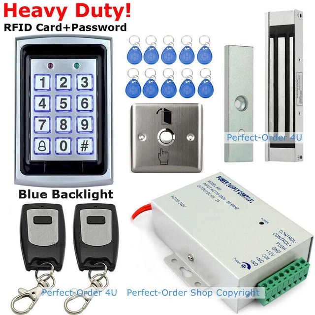 RFID CARD +PASSWORD Door Access Control System+ 400Lbs Lock+