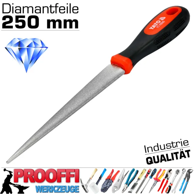 Profi Diamantfeile Scherenschleifer Diamant Wetzstahl Schleifstein 240 / 400 K