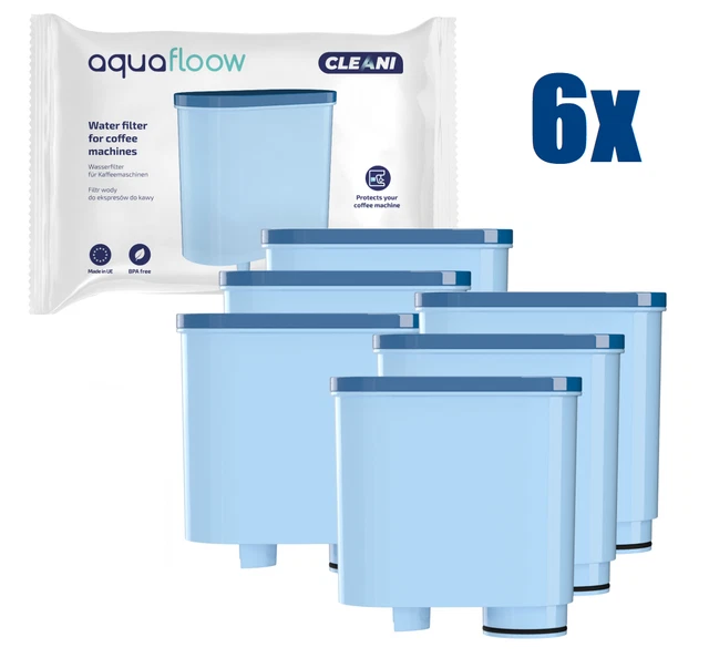 6x filtri compatibili con la macchina da caffè Saeco Philips AquaClean CA6903