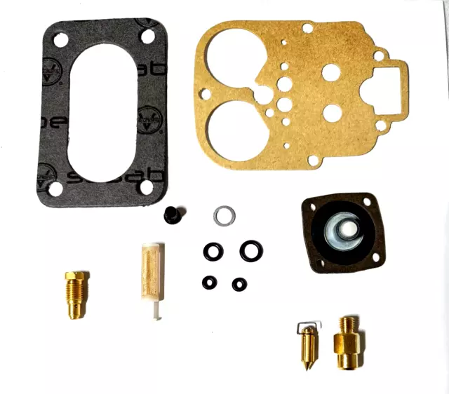 Kit de Revisión Carburador Weber 30 Dgf Fiat Panda 30-500 126 Barroca + Jet