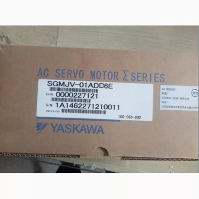 One new   servo Motor SGMJV-01ADD6E DHL SHIP #A6-22