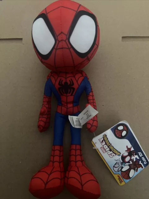 Spidey & His Amazing Friends 9. inch Spider-man plush Toy. NWT