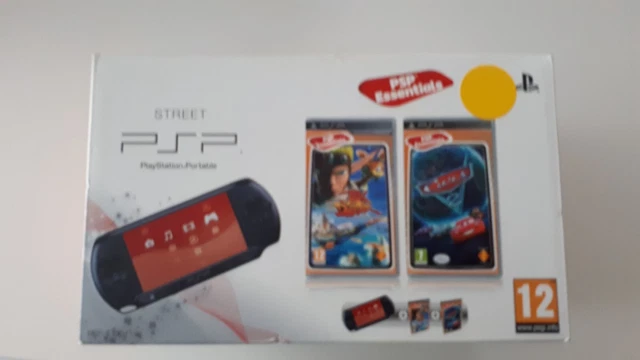 Console neuve Sony PSP Street noire avec jeux intégrés Cars 2 + Jack & Baxter