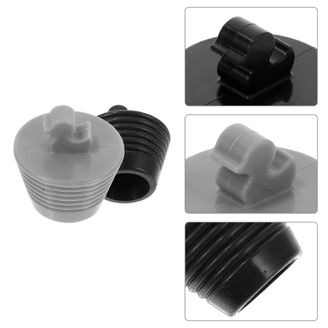 2 piezas tapón universal para bañera tapón cubierta de drenaje de silicona tapón fregadero