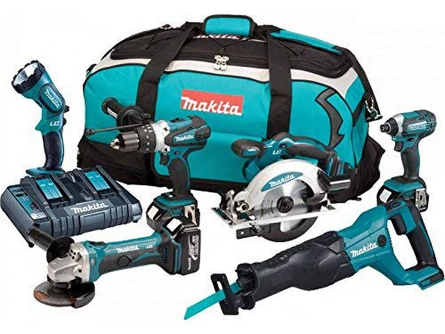 Makita DLX6072PT Kit combinato 18v 6 pezzi LXT con batterie 3x 5,0ah