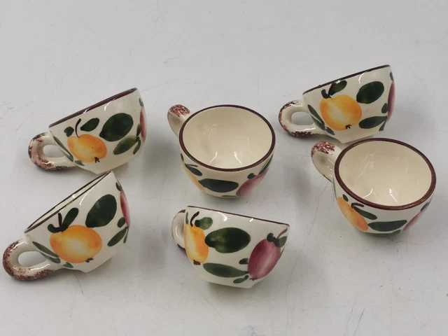 3 Anciennes Tasses en Porcelaine Czecho Slovakia 10 cm de