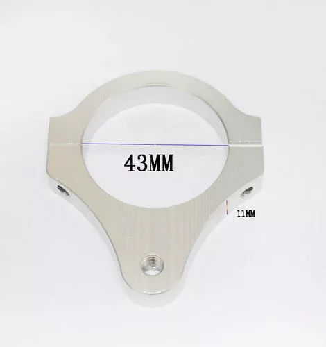 Motorcycle 43mm Diameter Steering Damper Fork Clamp Bracket Aluminum Alloy CNC 2
