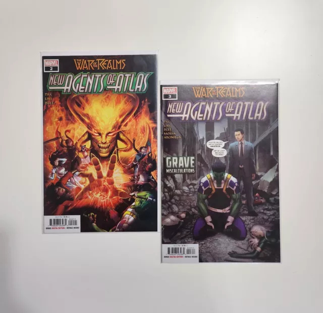 Marvel Comics - The War of the Realms New Agents of Atlas #2 #3