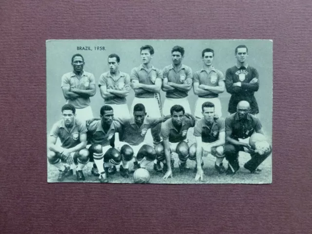 1961 DC Thomson - Berühmte Teams in der Fußballgeschichte - BRASILIEN 1958 enthält PELE